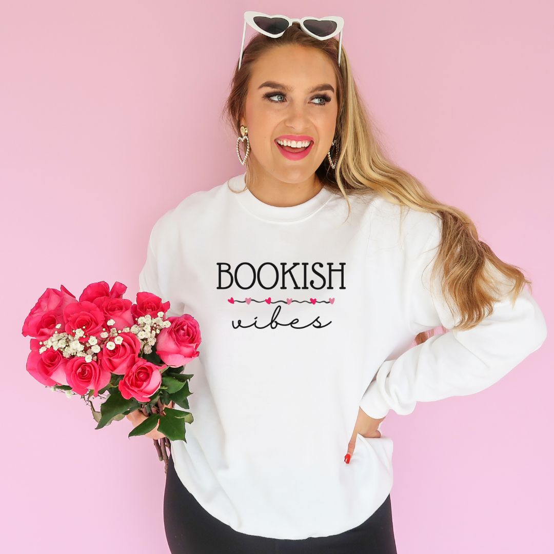 Bookish Vibes Crewneck Sweatshirt