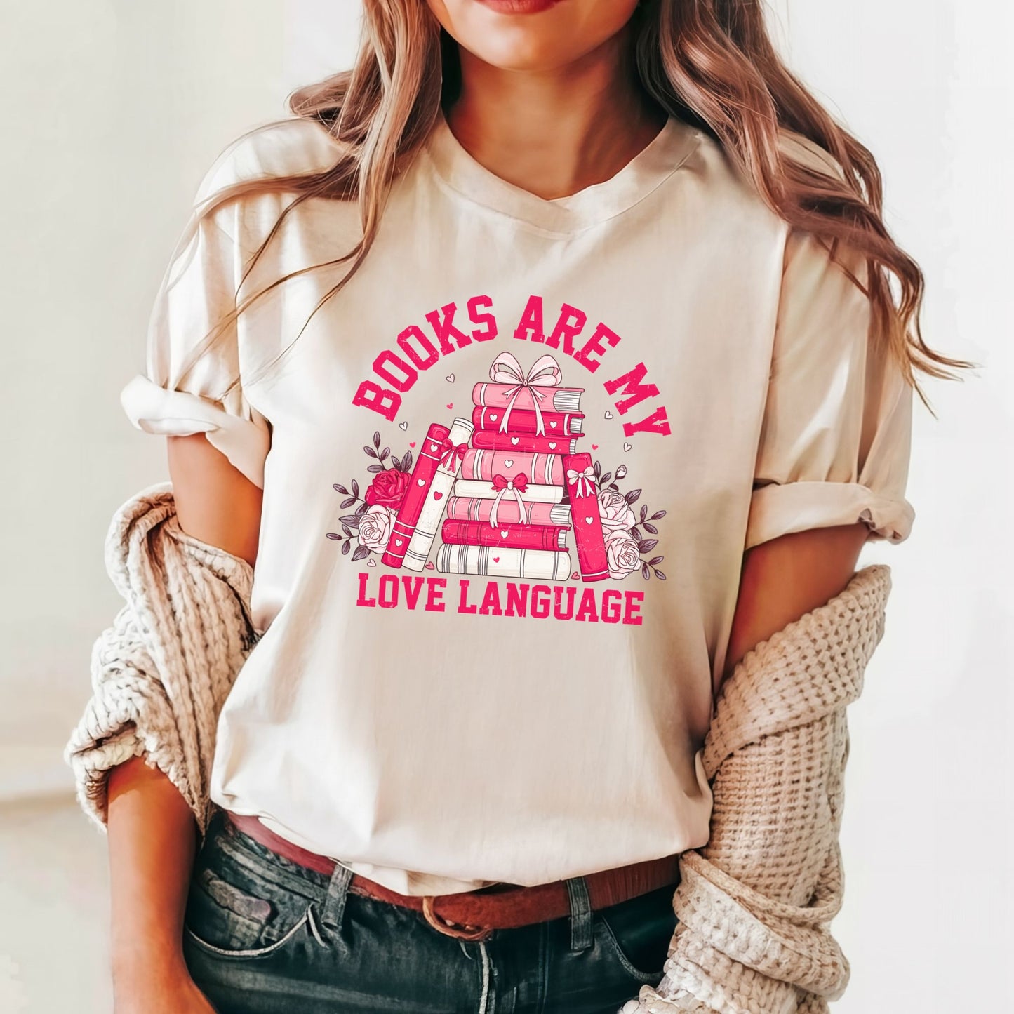 Books are My Love Language T-shirt