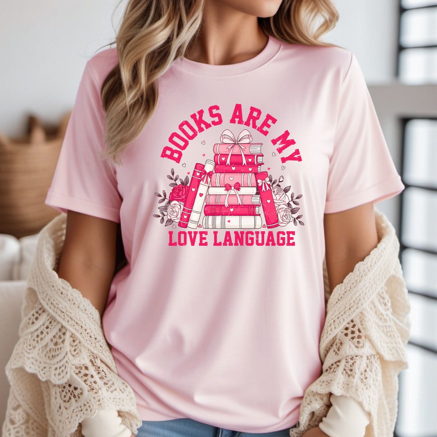 Books are My Love Language T-shirt