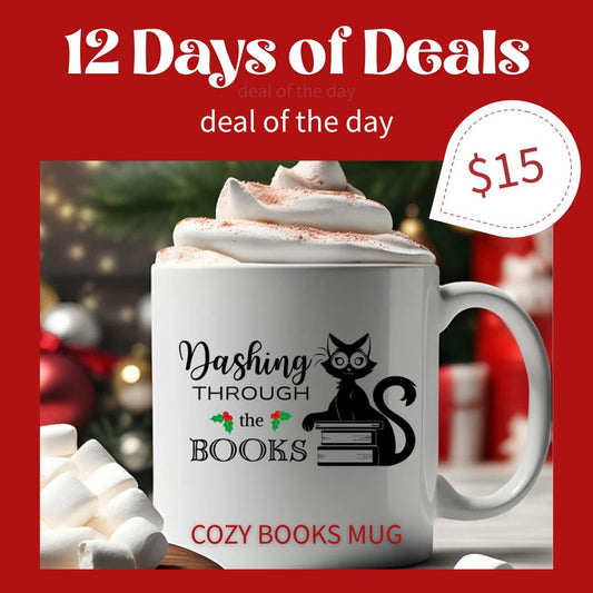 Dashing Through the Books Mug
