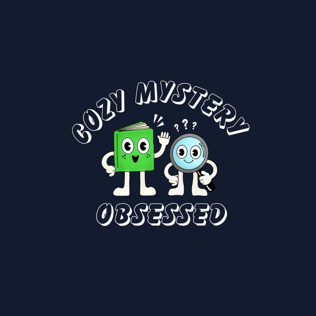 "Cozy Mystery Obsessed" Back Print Hoodie Sweatshirt