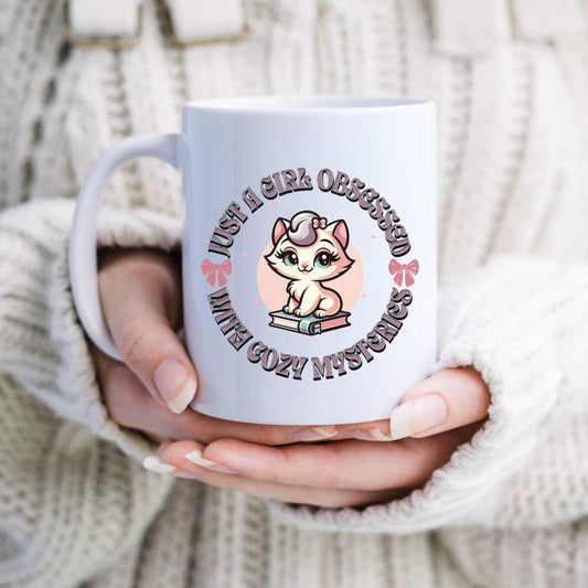 "Just a Girl Obsessed with Cozy Mysteries" Mug
