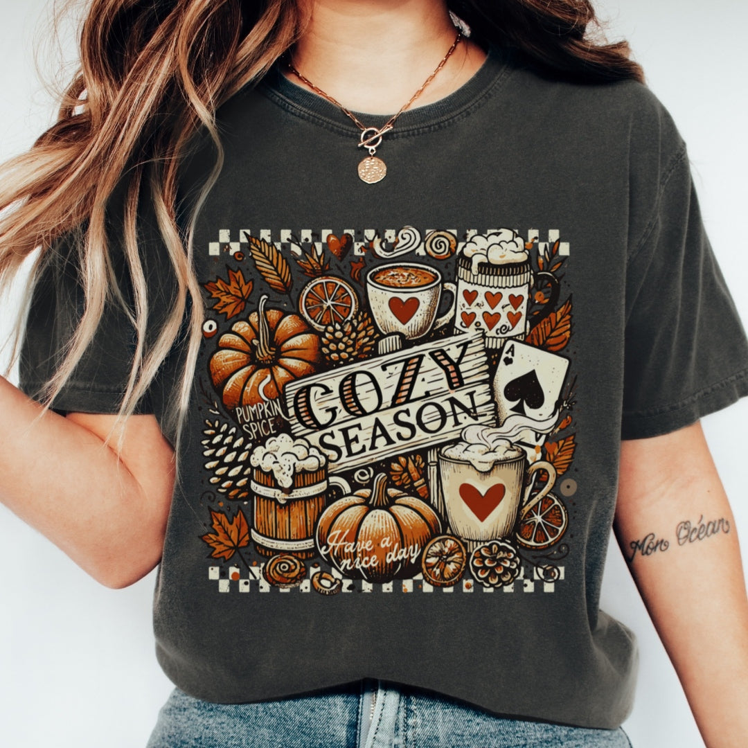 Cozy Season Comfort Colors T-shirt