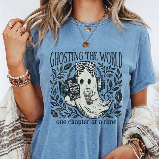 Ghosting the World Chapters Comfort Colors T-shirt