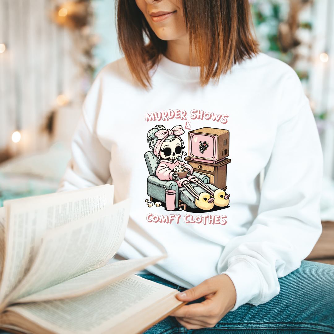 Murder Shows Comfy Clothes Sweatshirt