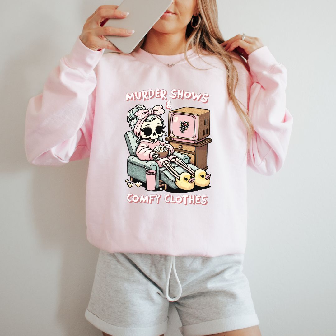 Murder Shows Comfy Clothes Sweatshirt