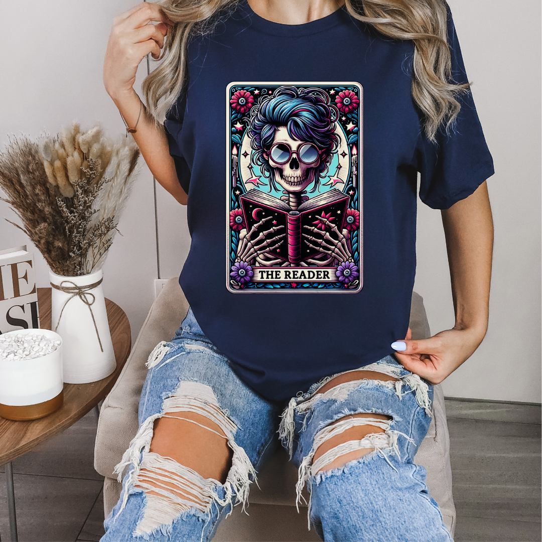 The Reader Tarot Card T-shirt