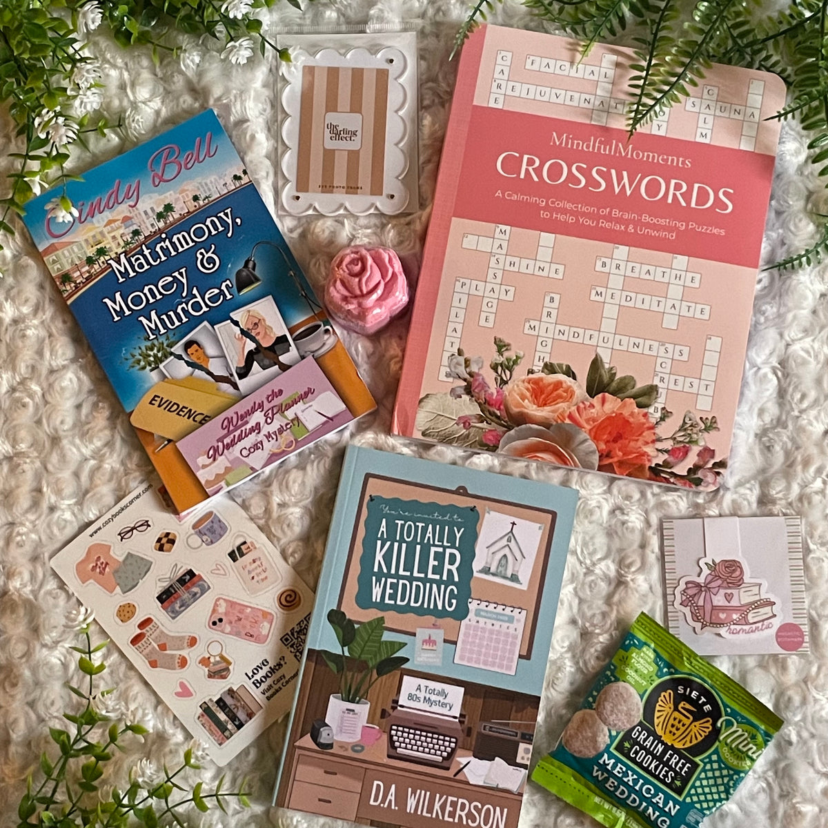Cozy Mystery Marrying & Burying 1-time Book Box