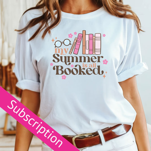 Bi-monthly Book Lover T-shirt Club Subscription