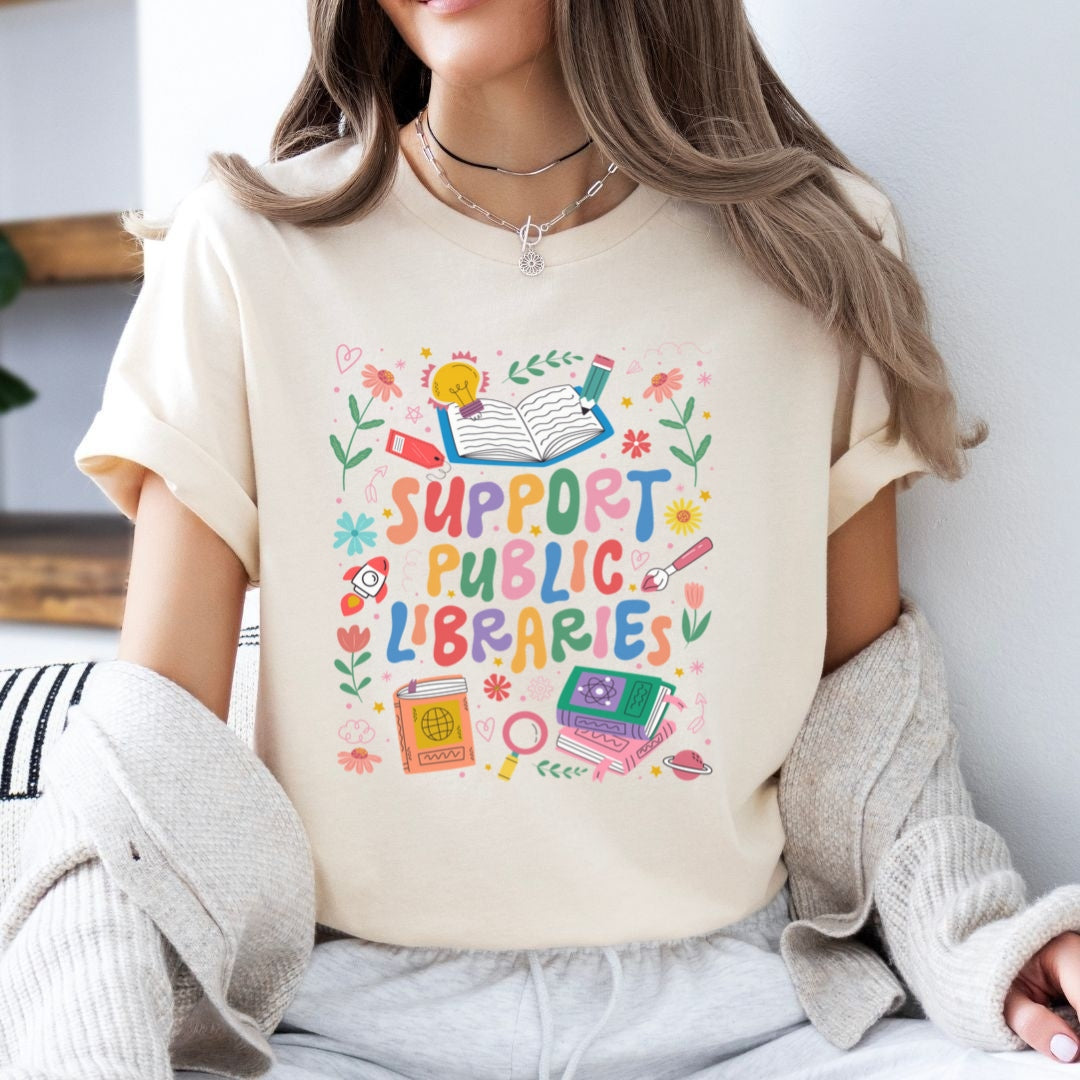 Support Public Libraries T-shirt