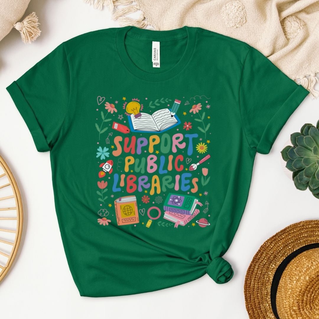 Support Public Libraries T-shirt