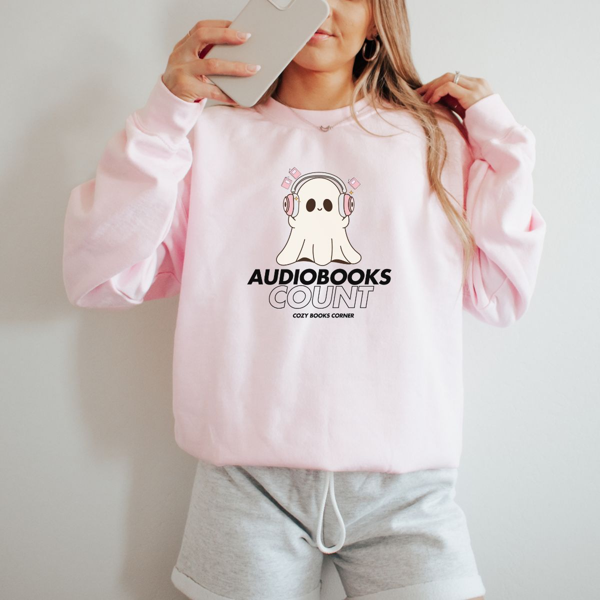Audiobooks Count Crewneck Sweatshirt