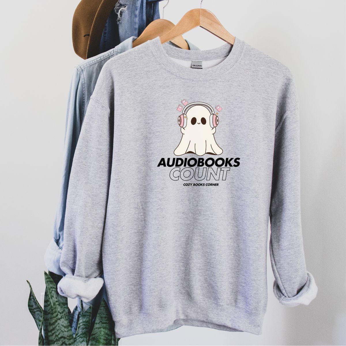 Audiobooks Count Crewneck Sweatshirt