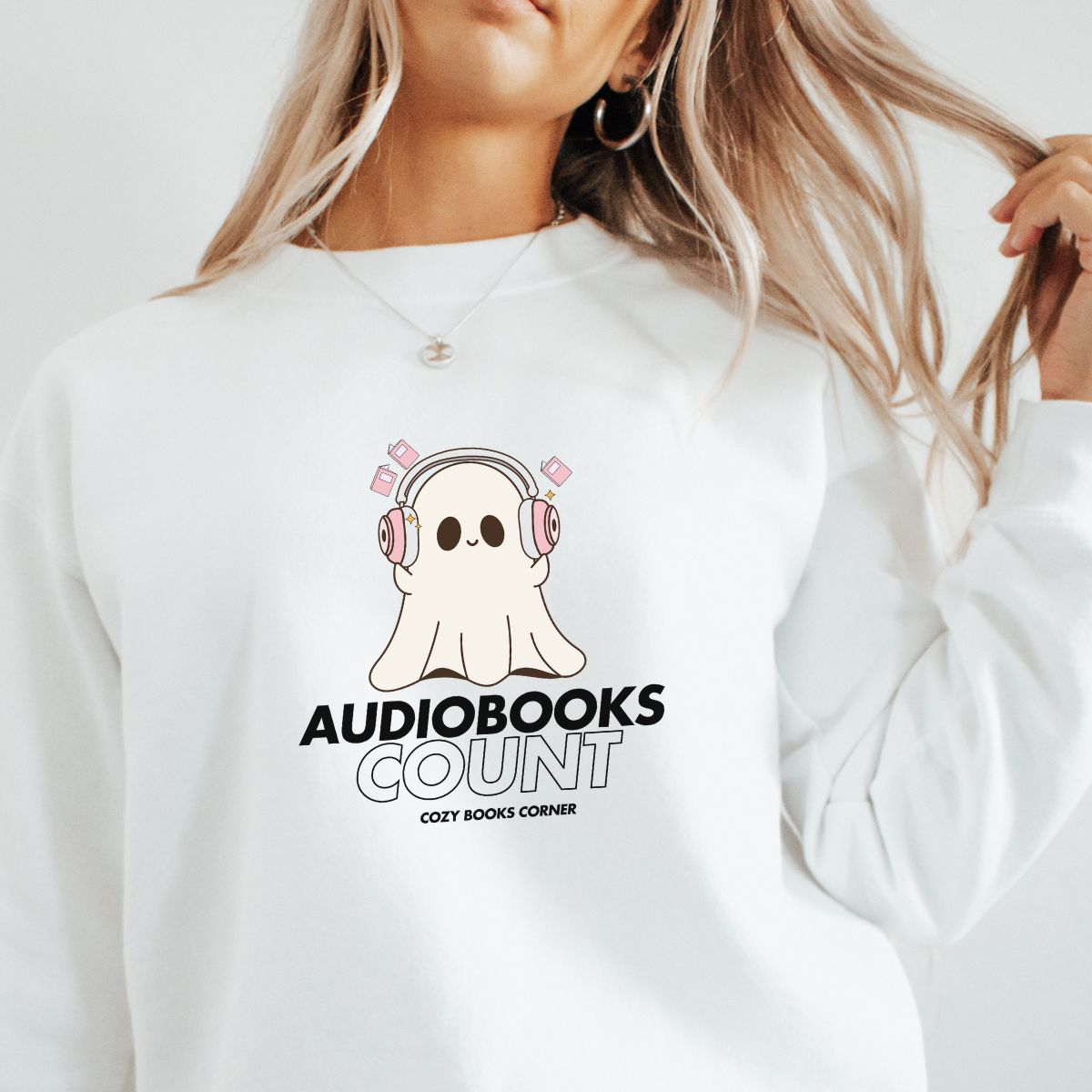 Audiobooks Count Crewneck Sweatshirt