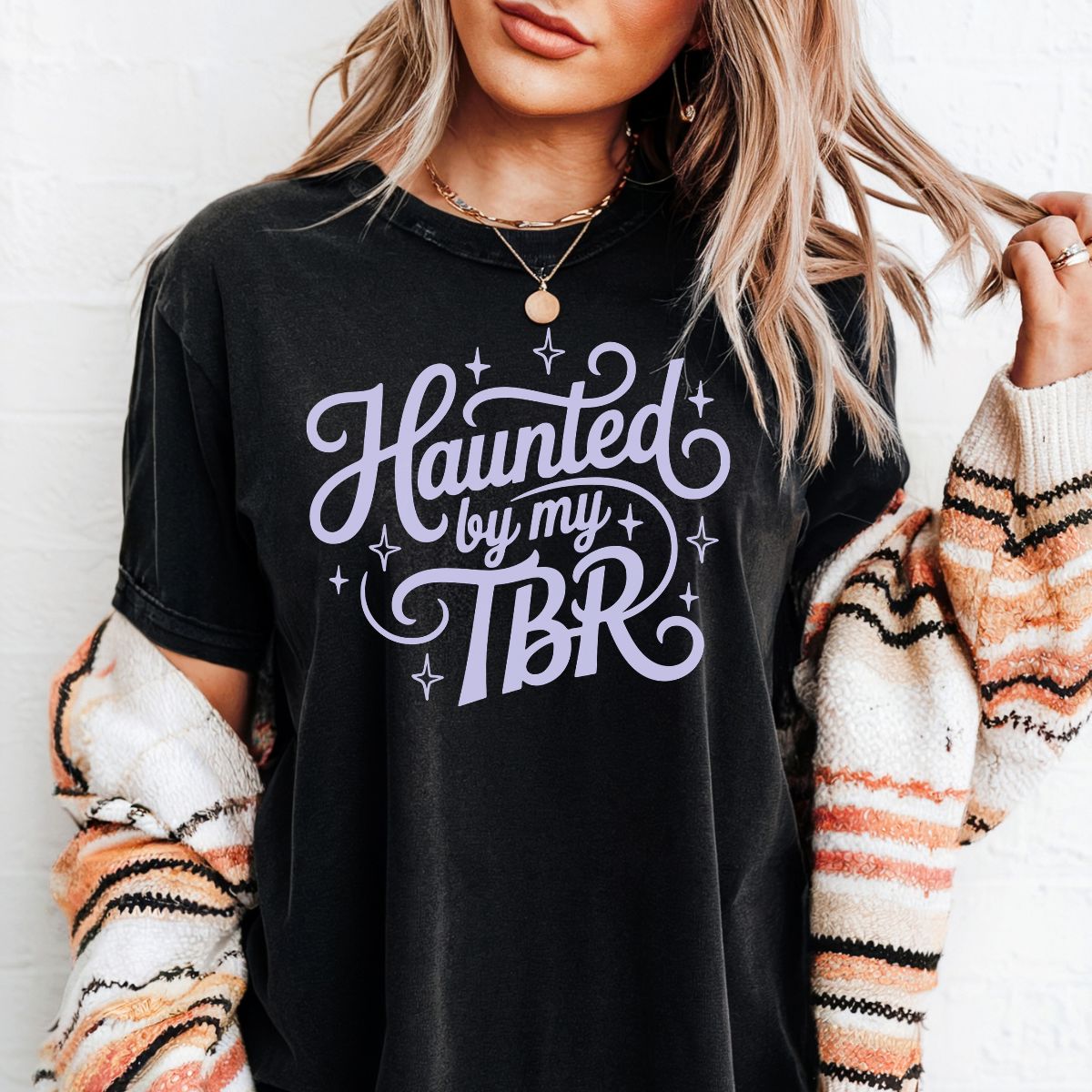Haunted by My TBR Comfort Colors T-shirt