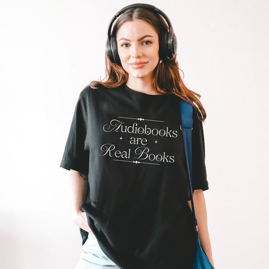 Audiobooks *are* Real Books Shirt