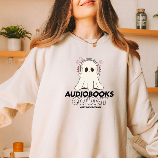 Audiobooks Count Crewneck Sweatshirt