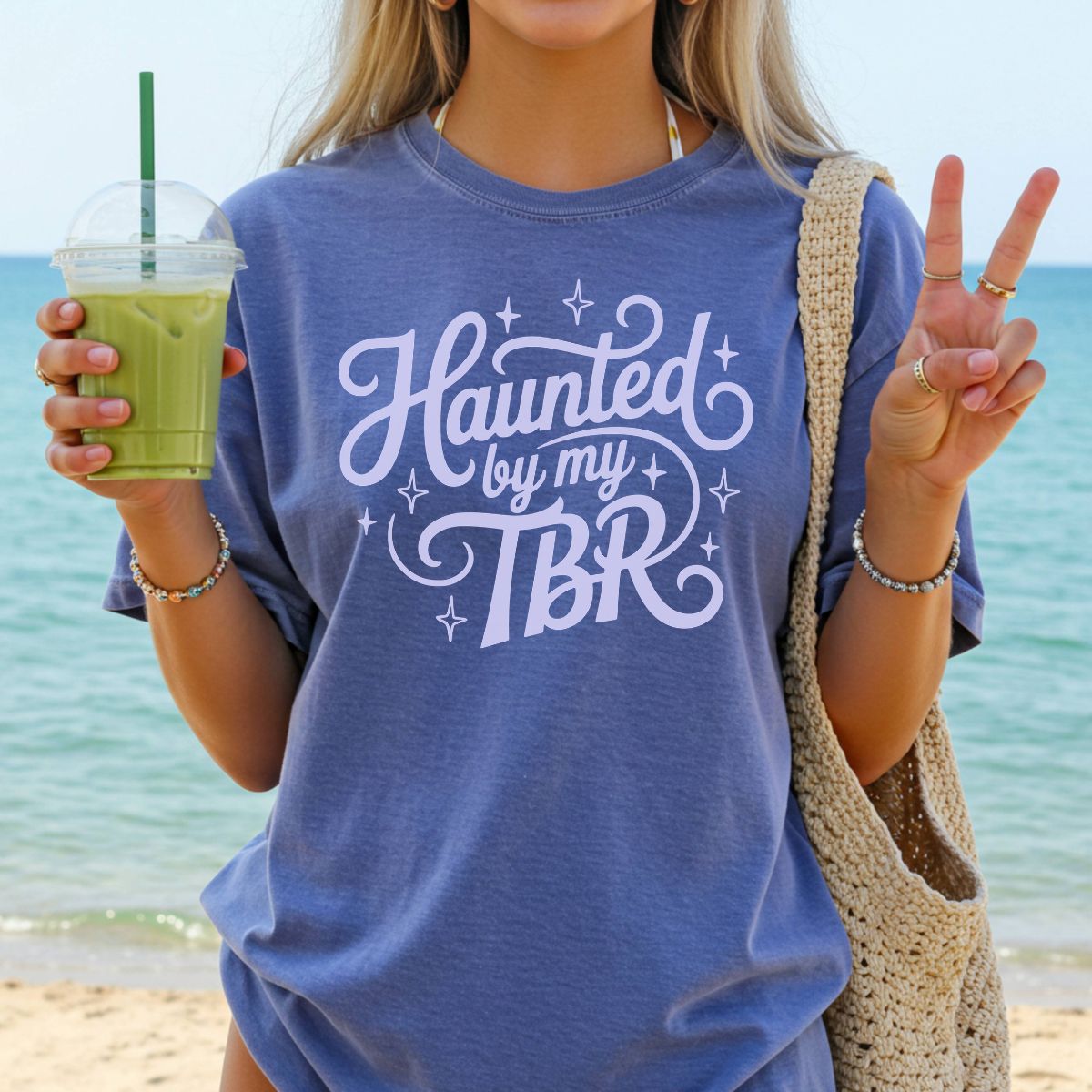 Haunted by My TBR Comfort Colors T-shirt