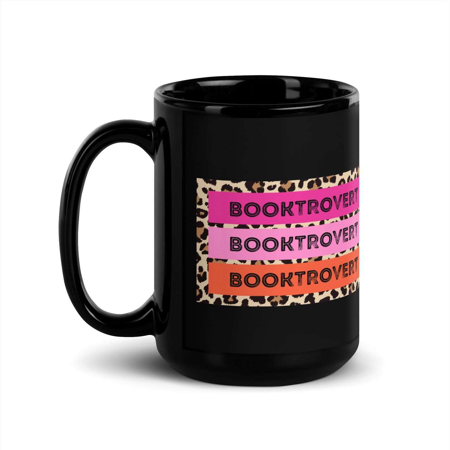 Black Booktrovert Mug