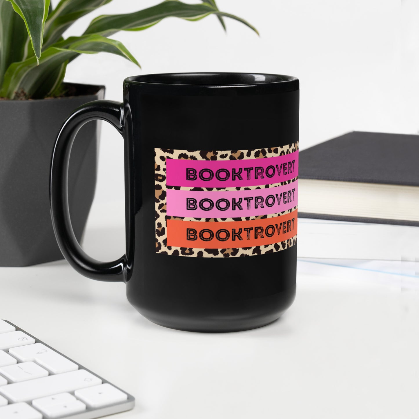 Black Booktrovert Mug