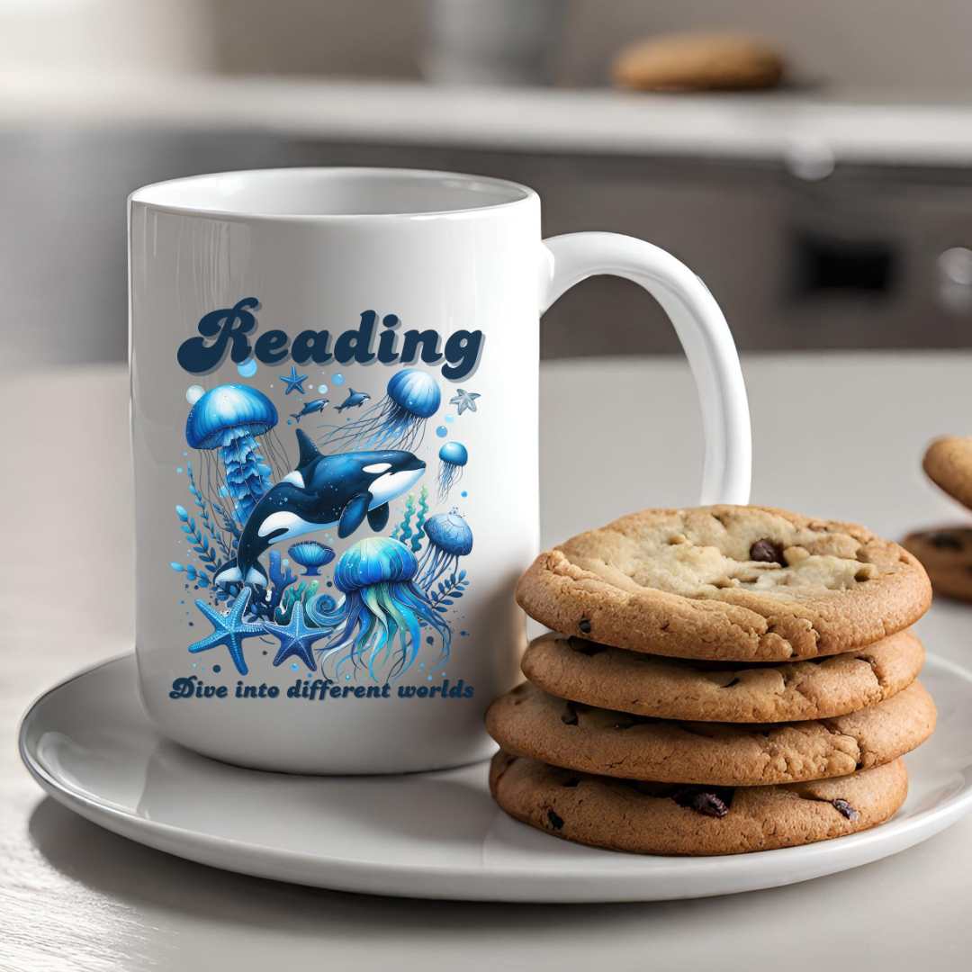 Reading - Dive into Different Worlds Mug