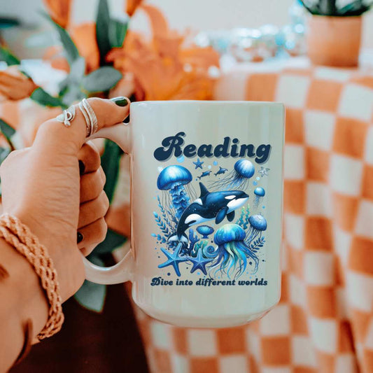 Reading - Dive into Different Worlds Mug
